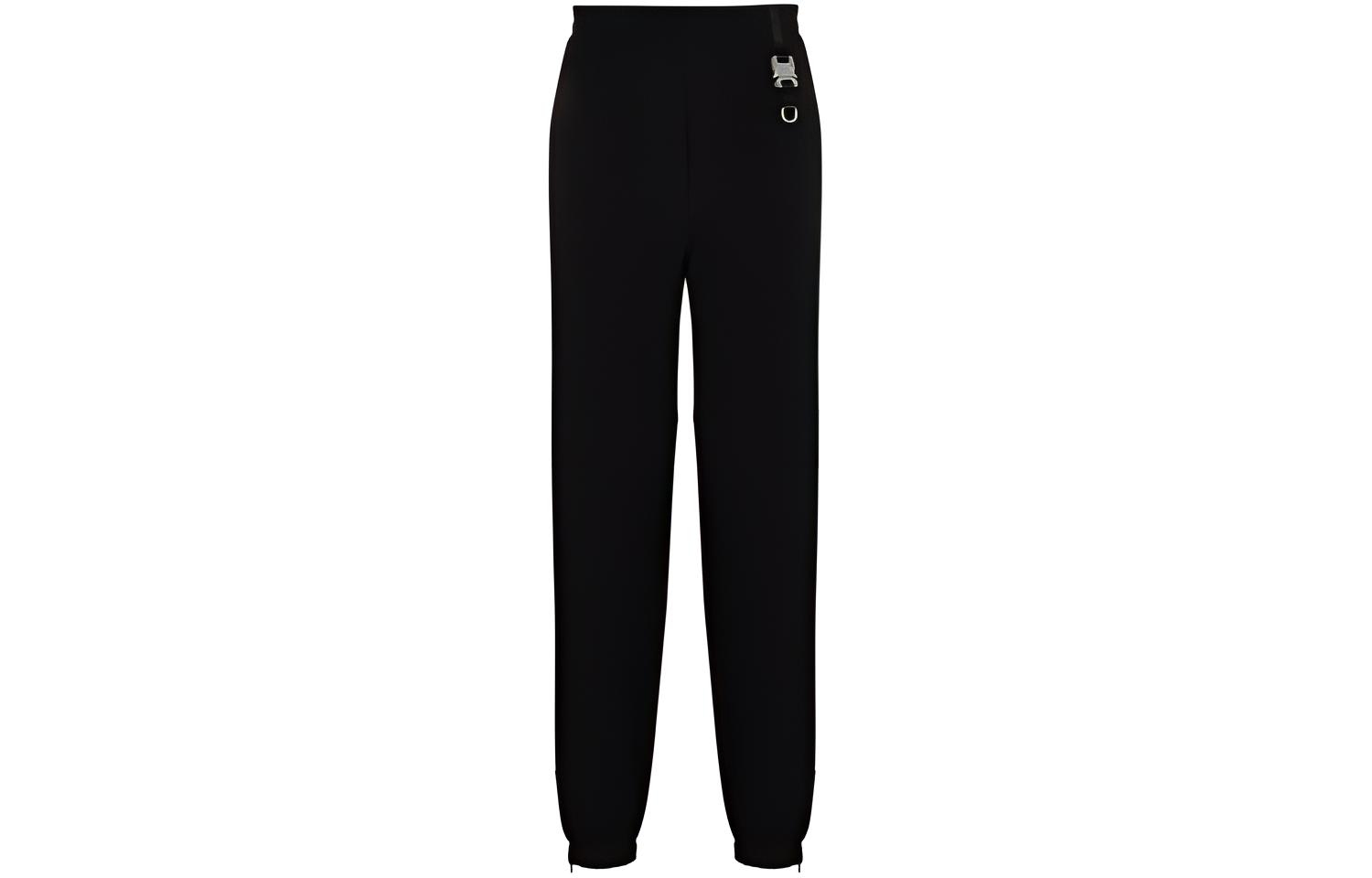 1017 ALYX 9SM FW21 Loose Fit Black Sweatpants AA-M-PA-0162-FA02-BLACK
