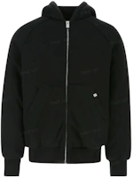 1017 ALYX 9SM FW22 Black Logo Embroidered Hooded Bomber Jacket Men AA-M-OU-0320-FA01-BLK0001 1017 ALYX 9SM FW22 Black Logo Embroidered Hooded Bomber Jacket Men AA-M-OU-0320-FA01-BLK0001