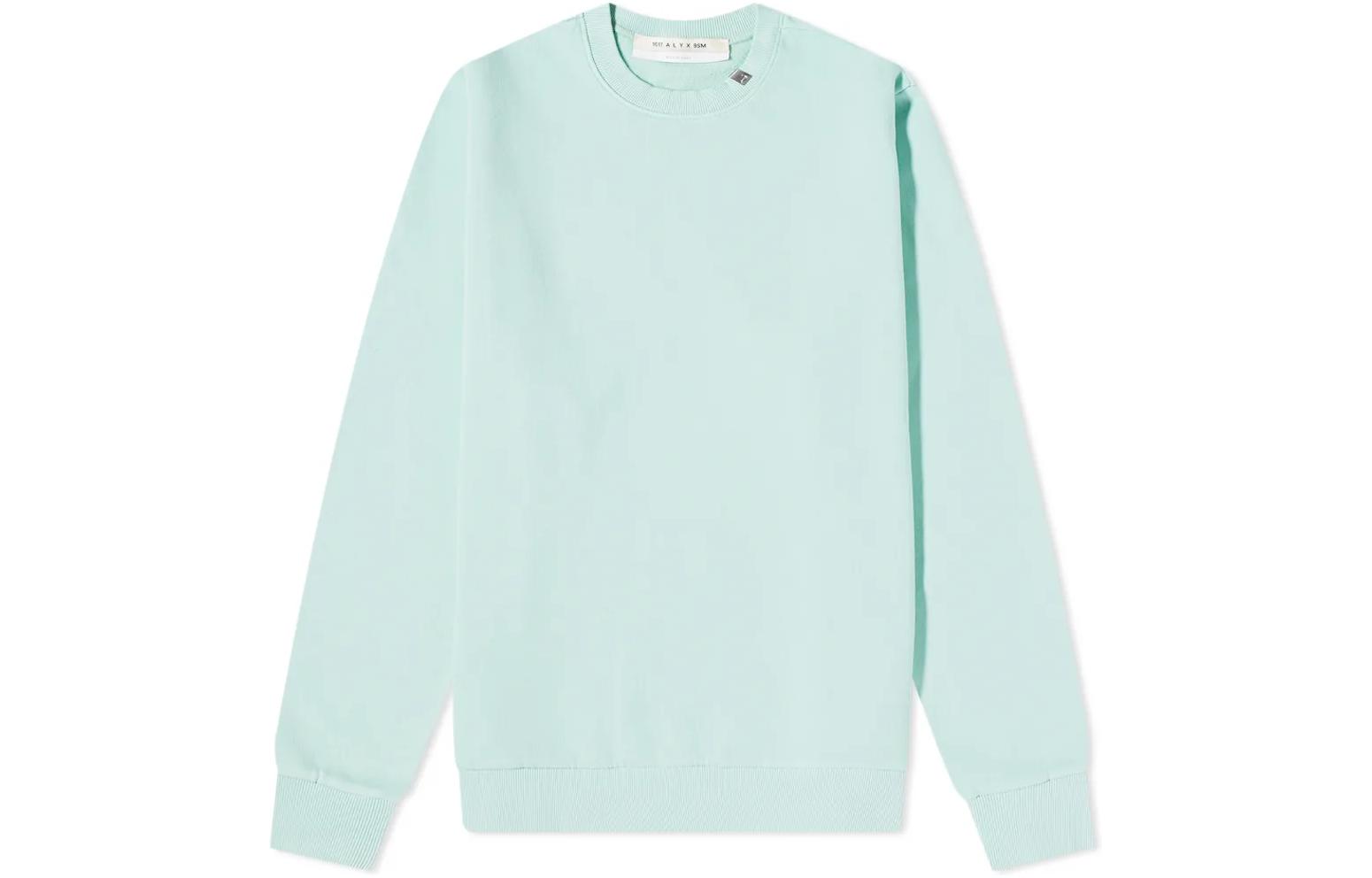 1017 ALYX 9SM FW22 Green Crewneck Casual Sweatshirt AA-U-SW-0131-F-A02-GRN0012