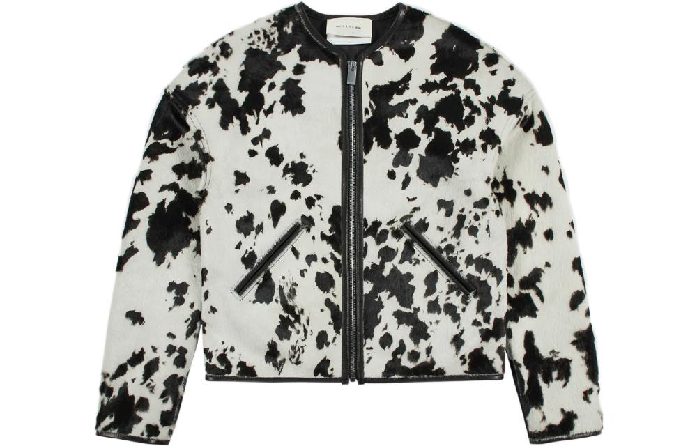 1017 ALYX 9SM FW22 Ink Effect Long Sleeve Jacket Black AA-M-OU-0325-LE01-MTY0001