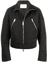 1017 ALYX 9SM FW22 Logo Print Black Bomber Jacket AA-M-OU-0301-FA02-BLK001 1017 ALYX 9SM FW22 Logo Print Black Bomber Jacket AA-M-OU-0301-FA02-BLK001