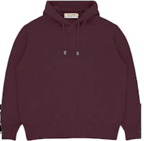 1017 ALYX 9SM FW22 Solid Logo Knit Hoodie Burgundy Men’s Fashion. AA-M-KN-0127-YA04-RED0006 1017 ALYX 9SM FW22 Solid Logo Knit Hoodie Burgundy Men’s Fashion. AA-M-KN-0127-YA04-RED0006