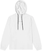 1017 ALYX 9SM FW22 White Letter Logo Print Hoodie with Drawstring. AV-U-TS-0018-F-A02-WTH0001 1017 ALYX 9SM FW22 White Letter Logo Print Hoodie with Drawstring. AV-U-TS-0018-F-A02-WTH0001
