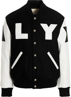 1017 ALYX 9SM Jaket Bomber Baseball Hitam Pria dengan Print Huruf AAMOU0319FA01MTY0001 Buy 1017 ALYX 9SM Jaket Bomber Baseball Hitam Pria dengan Print Huruf AAMOU0319FA01MTY0001