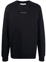 1017 ALYX 9SM Logo Crewneck Sweatshirt Black AA-U-SW-0129-F-A0-1BLK0001 1017 ALYX 9SM Logo Crewneck Sweatshirt Black AA-U-SW-0129-F-A0-1BLK0001