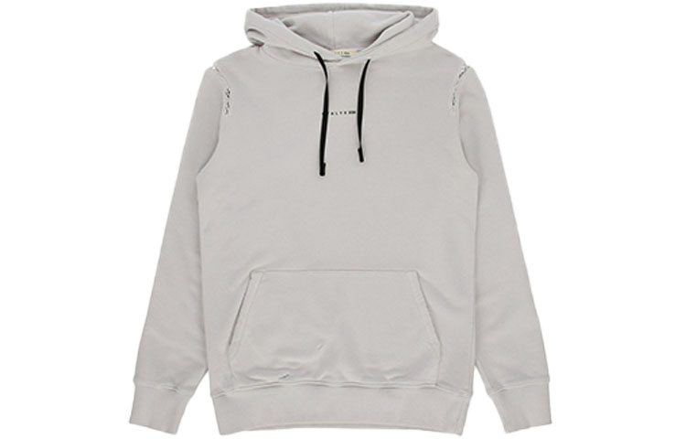 1017 ALYX 9SM Logo Hoodie Light Grey. AA-M-SW-0091-F-A01-WTH0003