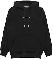 1017 ALYX 9SM Logo Print Drawstring Hoodie Black AV-W-SW-0009-F-A02-BLK0001 1017 ALYX 9SM Logo Print Drawstring Hoodie Black AV-W-SW-0009-F-A02-BLK0001