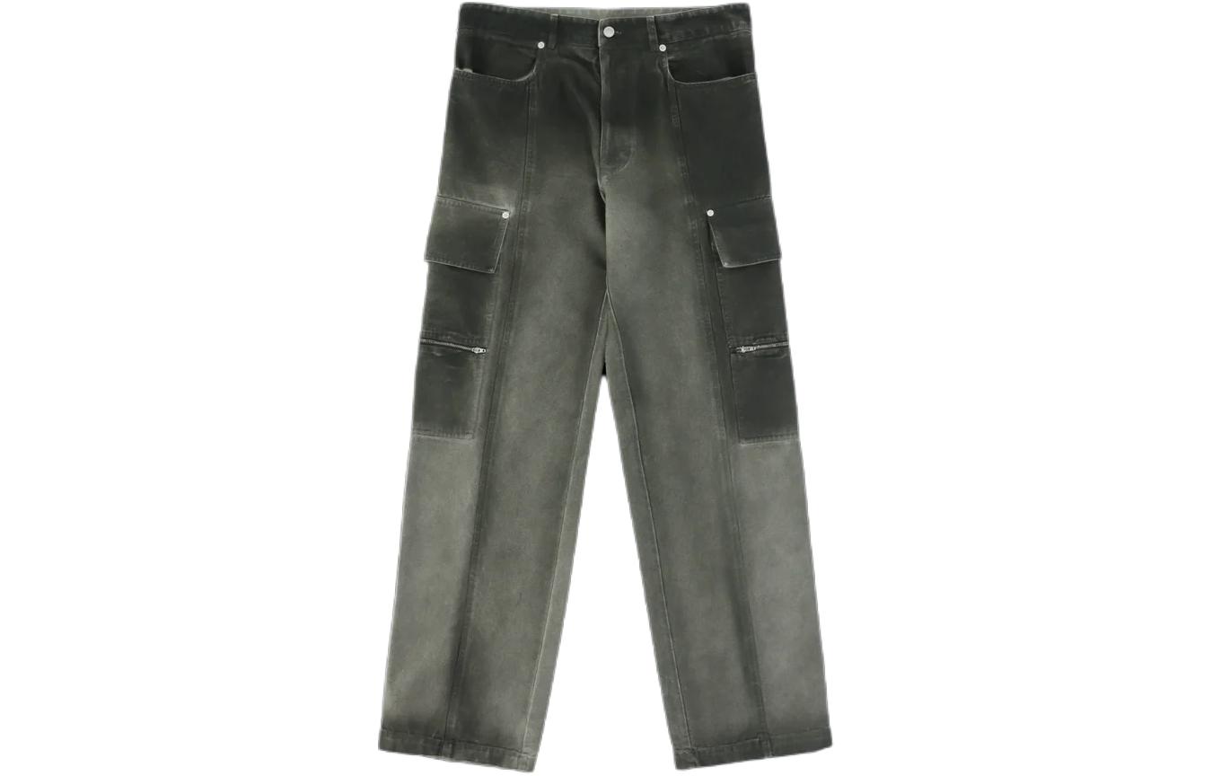 1017 ALYX 9SM Mid-Rise Zipper Pocket Pants Dark Green AA-M-PA-0359-F-A03-GRN-0015