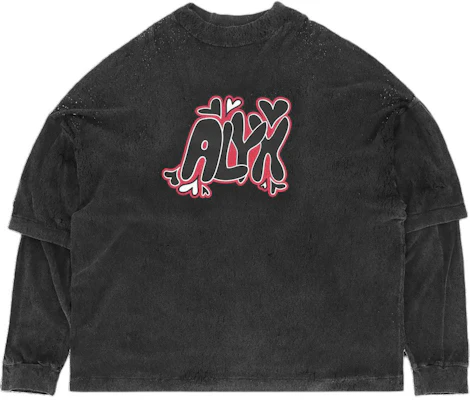 1017 ALYX 9SM Crewneck Logo Sweatshirt Hitam Oversize. AA-U-TS-0465-F-A01-BLK-0003 Buy 1017 ALYX 9SM Crewneck Logo Sweatshirt Hitam Oversize. AA-U-TS-0465-F-A01-BLK-0003