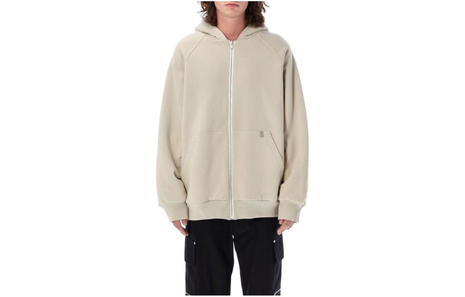 1017 ALYX 9SM Plain Zip-Up Hoodie Men’s Off-White AA-M-OU-0428-F-A02-S-BEG0003