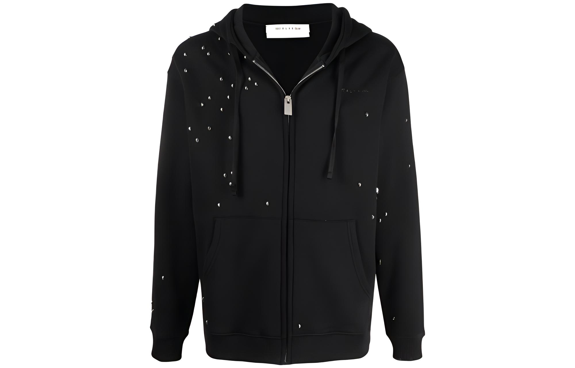 1017 ALYX 9SM Polka Dot Zip-Up Hoodie Jacket Black () AA-M-SW-0090-F-A02-0001