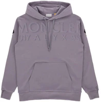 1017 ALYX 9SM Purple Letter Print Hooded Pullover Hoodie 8G000-01601 1017 ALYX 9SM Purple Letter Print Hooded Pullover Hoodie 8G000-01601
