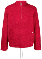 1017 ALYX 9SM Red Zip-Up Mock Neck Slim-Fit Sweatshirt AAMSW0141FA02 1017 ALYX 9SM Red Zip-Up Mock Neck Slim-Fit Sweatshirt AAMSW0141FA02