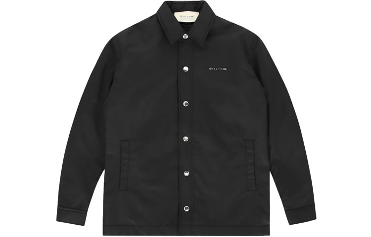1017 ALYX 9SM Solid Black Casual Jacket AA-U-OU-0192-F-A01-BLK0001