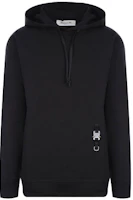 1017 ALYX 9SM Solid Black Hoodie Long Sleeve Pullover AA-M-SW-0033-F-A04-BLK0001 1017 ALYX 9SM Solid Black Hoodie Long Sleeve Pullover AA-M-SW-0033-F-A04-BLK0001