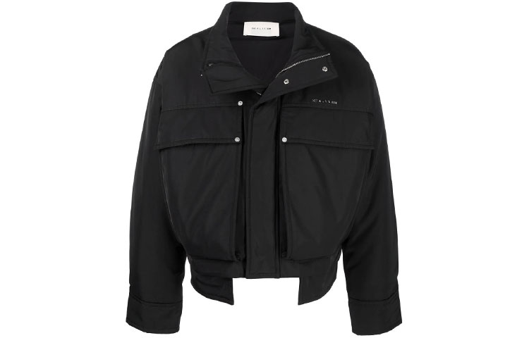 1017 ALYX 9SM Solid Black Short Jacket AA-M-OU-0237-F-A01-BLK0001