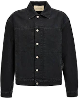 1017 ALYX 9SM Solid Black Single-Breasted Long Sleeve Jacket - AA-U-OU-0470-F-A01-BLK0003 1017 ALYX 9SM Solid Black Single-Breasted Long Sleeve Jacket - AA-U-OU-0470-F-A01-BLK0003