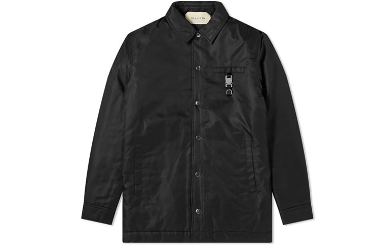 1017 ALYX 9SM SS21 Buckle Jacket Black Gift AA-U-OU-0192-F-A02-BLK0001