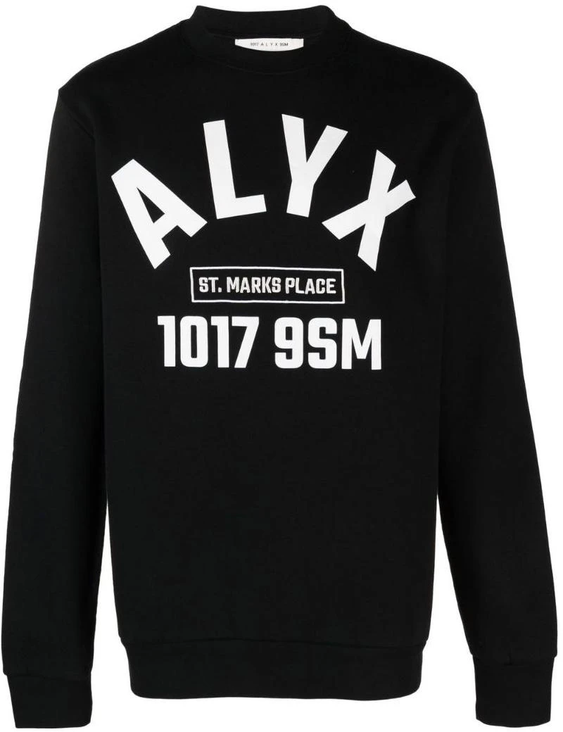 1017-alyx-9-sm-ss-23-black-crewneck-sweatshirt-with-logo-print-aa-u-sw-0184-f-a01-0001