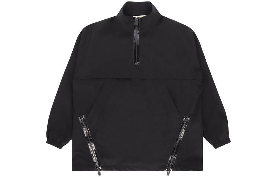 1017 ALYX 9SM SS23 Black Solid Zip-Up Jacket MOU0375FA01-BLK0001AA