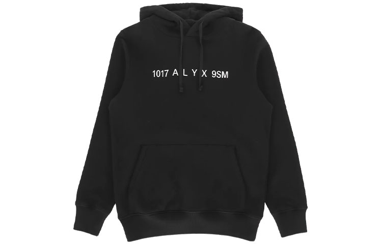 1017 ALYX 9SM SS23 Logo Letter Graphic Sweatshirt Black () AAUSW0185FA01BLK0001