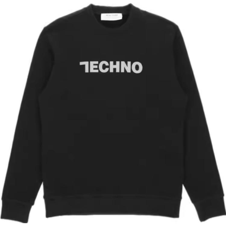 1017 ALYX 9SM SS23 Logo Pattern Sweatshirt Unisex Black AAUSW0182F-BLK1