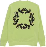1017 ALYX 9SM SS23 Pattern Print Crewneck Pullover Sweatshirt Green Mens AA-U-SW-0183-F-A01-YLW0041 1017 ALYX 9SM SS23 Pattern Print Crewneck Pullover Sweatshirt Green Mens AA-U-SW-0183-F-A01-YLW0041