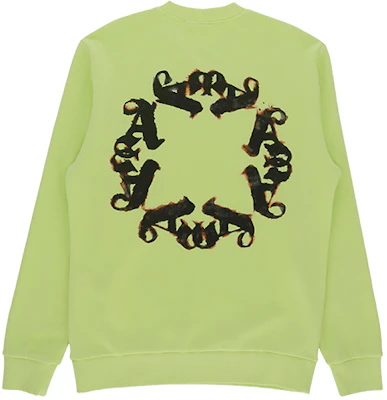 1017 ALYX 9SM SS23 Sweater Hijau Motif Pria Crewneck Pullover AA-U-SW-0183-F-A01-YLW0041 Buy 1017 ALYX 9SM SS23 Sweater Hijau Motif Pria Crewneck Pullover AA-U-SW-0183-F-A01-YLW0041