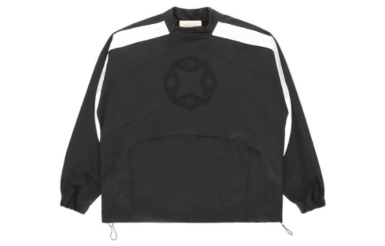 1017 ALYX 9SM SS23 Patterned Pullover Long Sleeve Sweatshirt Black Mens AA-M-OU-0367-F-A03-MTY0001