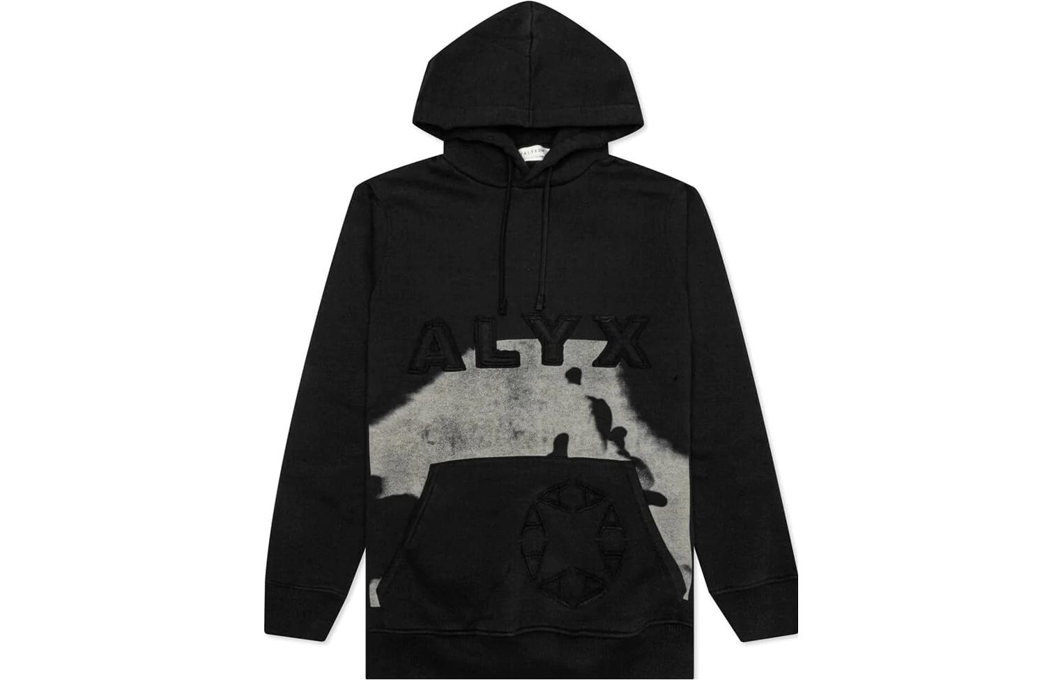 1017 ALYX 9SM SS23 Printed Hoodie Black () AAUSW0148FA01-BLK0001-BLACK