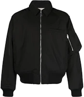 1017 ALYX 9SM SS23 Solid Pocket Sleeve Bomber Jacket Black () AA-U-OU-0205-FA03-BLK0001 1017 ALYX 9SM SS23 Solid Pocket Sleeve Bomber Jacket Black () AA-U-OU-0205-FA03-BLK0001