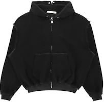 1017 ALYX 9SM SS24 Black Ribbed Trim Zip-Up Hoodie Jacket AA-M-OU-0458-F-A01-BLK0001 1017 ALYX 9SM SS24 Black Ribbed Trim Zip-Up Hoodie Jacket AA-M-OU-0458-F-A01-BLK0001