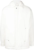 1017 ALYX 9SM White Solid Color Loose Fit Hooded Jacket AA-M-OU-0337-FA-03F-22 1017 ALYX 9SM White Solid Color Loose Fit Hooded Jacket AA-M-OU-0337-FA-03F-22