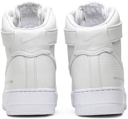 1017 ALYX 9SM x Nike Air Force 1 High 'Putih Triple' CQ4018-100 Details for 1017 ALYX 9SM x Nike Air Force 1 High 'Putih Triple' CQ4018-100