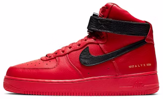 1017 ALYX 9SM x Nike Air Force 1 High 'University Red' CQ4018-601 1017 ALYX 9SM x Nike Air Force 1 High 'University Red' CQ4018-601
