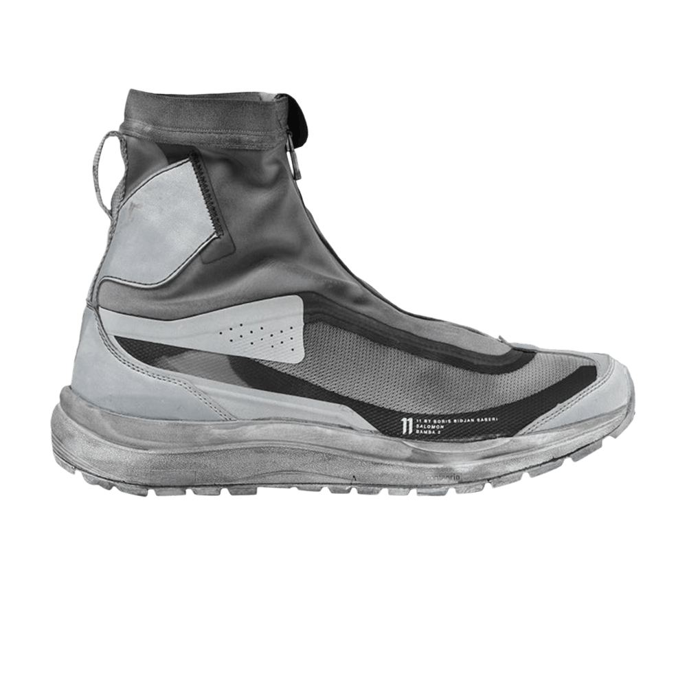 11 By Boris Bidjan Saberi x Salomon Bamba 2 High 'Object Dyed Light Grey' 11BBS-BAMBA2-HI-LT-GRY