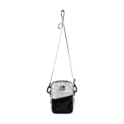 Supreme TNF Metallic Shoulder Bag Silver