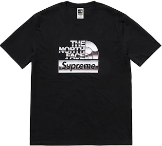Supreme x The North Face Kaos Logo Metalik Hitam Buy Supreme x The North Face Kaos Logo Metalik Hitam