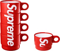 Supreme Stacking Cups (Set of 4) Red ‘ Deleted Supreme Stacking Cups (Set of 4) Red ‘ Deleted