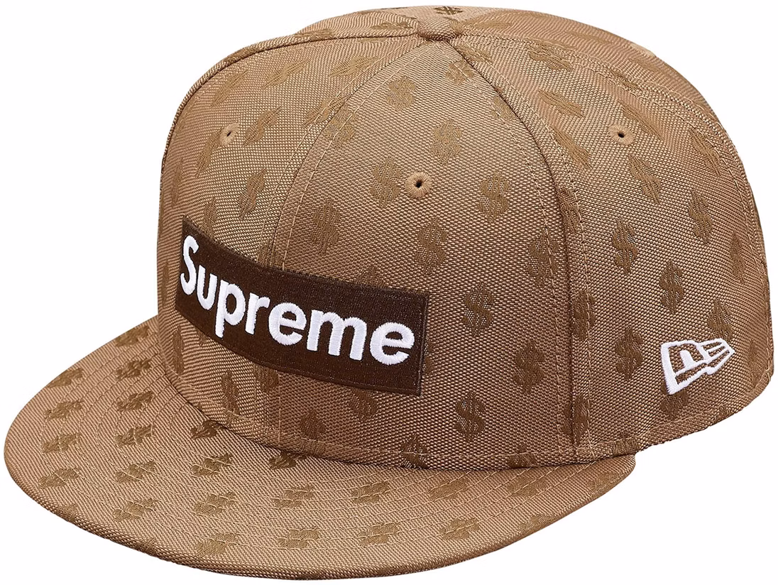 supreme-monogram-box-logo-new-era-cap-brown