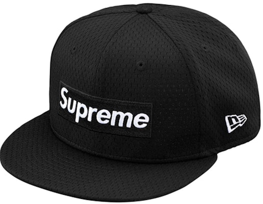 Supreme New Era Mesh Box Logo Cap Black Buy Supreme New Era Mesh Box Logo Cap Black