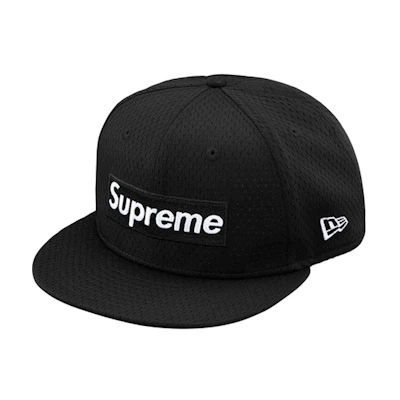 Supreme New Era Mesh Box Logo Cap Black