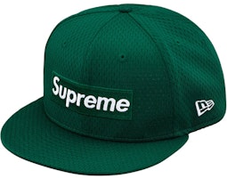 Supreme New Era Mesh Box Logo Cap Dark Green Supreme New Era Mesh Box Logo Cap Dark Green