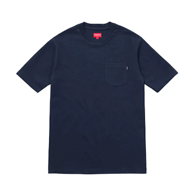 Supreme Pocket Tee (SS18) Navy