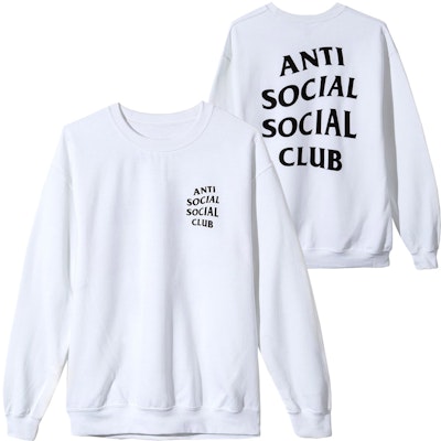Anti Social Social Club Masochism Crewneck Buy Anti Social Social Club Masochism Crewneck