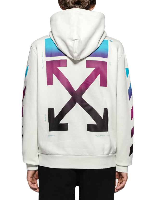 Off white clearance diagonal gradient hoodie