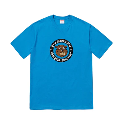 Supreme Life Sucks Die Tee Bright Blue