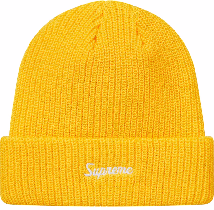 supreme-f-w18-loose-gauge-beanie-yellow