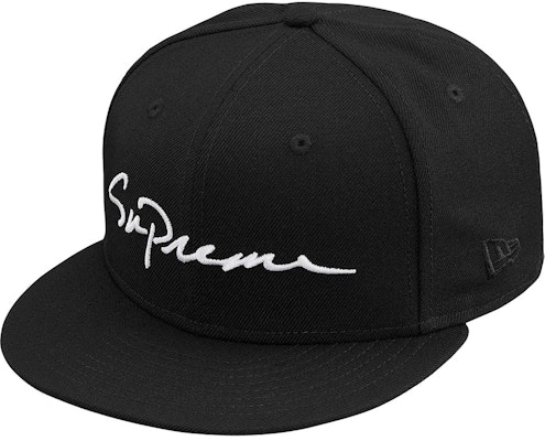 Supreme Classic Script New Era Cap Black Buy Supreme Classic Script New Era Cap Black