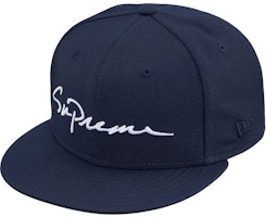 Supreme Classic Script New Era Cap Navy Supreme Classic Script New Era Cap Navy